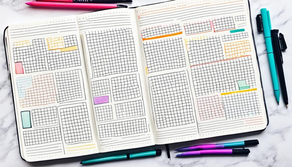 layout do bullet journal